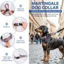 Martingale Dog Collars Adjustable Training Martingale Collar for Dogs - Reflective No Pull Dog Collar with Quick Release Buckle(Dark Grey, Small) (Extra Large, Pink)