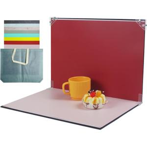 Photo Backdrop Boards, 8 Pcs 16 Patterns Table Top Food Background Kit, Product Photography Backdrops, Suitable for Food, Jewelry, Cosmetics and Other Small Items. (Small Size 16.5x11.8in)