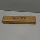 Ravinte 3 Pack 10-inch Hole Centers Matte Black Cabinet Pulls - Solid Zinc Alloy Square Bar Handles for Kitchen Cabinets & Drawers