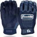 Franklin Sports MLB CFX Pro Baseball Batting Gloves - Chrome Navy - Adult Small