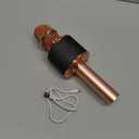 BONAOK Karaoke Microphone for Kids & Adults - Bluetooth Microphones Singing Mic with Disco Lights, Echo Effect, Built-in Speaker Portable Karaoke Player for Party Travel Gifts Q78(Rose Gold)