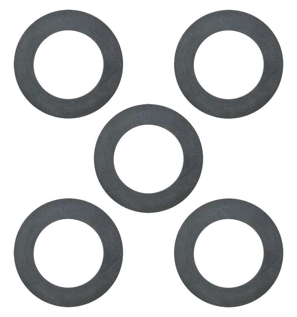 1-3/4" (45mm) ID x 2-3/4" (71mm) OD Nitrile Rubber Seal Washer Gasket – Fits 1-3/4" Tub Drain, 1" Bulkhead Fittings for 1-3/4" Hole Size – Water Tanks, Rain Barrels, Aquariums, Plumbing (5-Pack)