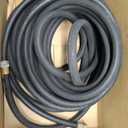 Beitopamz Garden Hose 75 ft x 5/8 in Heavy Duty Water Hose, Flexible and Durable, Lightweight Rubber Hybrid Hose, Leak-Free Connections, Male to Female 3/4'' Brass Fittings for Patio, Lawn, Black