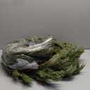 WBHome 2pcs Real Touch Cypress Cedar & Pine Cone Evergreen Garland for Christmas Holiday Seasonal Outdoor/Indoor Home Decor, 9FT Long