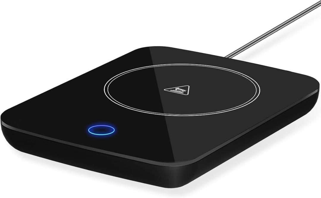 Misby Coffee Warmer, Mug Warmer for Desk with 6 Temp Settings, 12H Timer, Auto Shut Off Coffee Cup Warmer,Smart Coffee Gifts Coffee Warmer Plate Keeps Hot, Fresh for Coffee, Tea, Milk, Beverage,Black