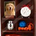 Dog Memorial Shadow Box with Pen,11x4x14 Inch Pet Ashes Keepsake Wall-Mountable Display Case for Dog /Cat Loss Sympathy Gifts - Wooden