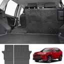 Cargo Mat Fit for 2019 2020 2021 2022 2023 2024 Toyota RAV4 Cargo Liner TPE Trunk Mat All Weather Seats Back Protector for 2019-2024 Toyota RAV4 Accessories, (Backrest Mat)