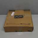 JQK Corner Glass Shelf, Oil Rubbed Bronze Bathroom 304 Stainless Steel Shower Triangle Floating Wall Shelf, 10 x 10 Tempered Glass, 2 Pack, TGS190L10-ORB-P2