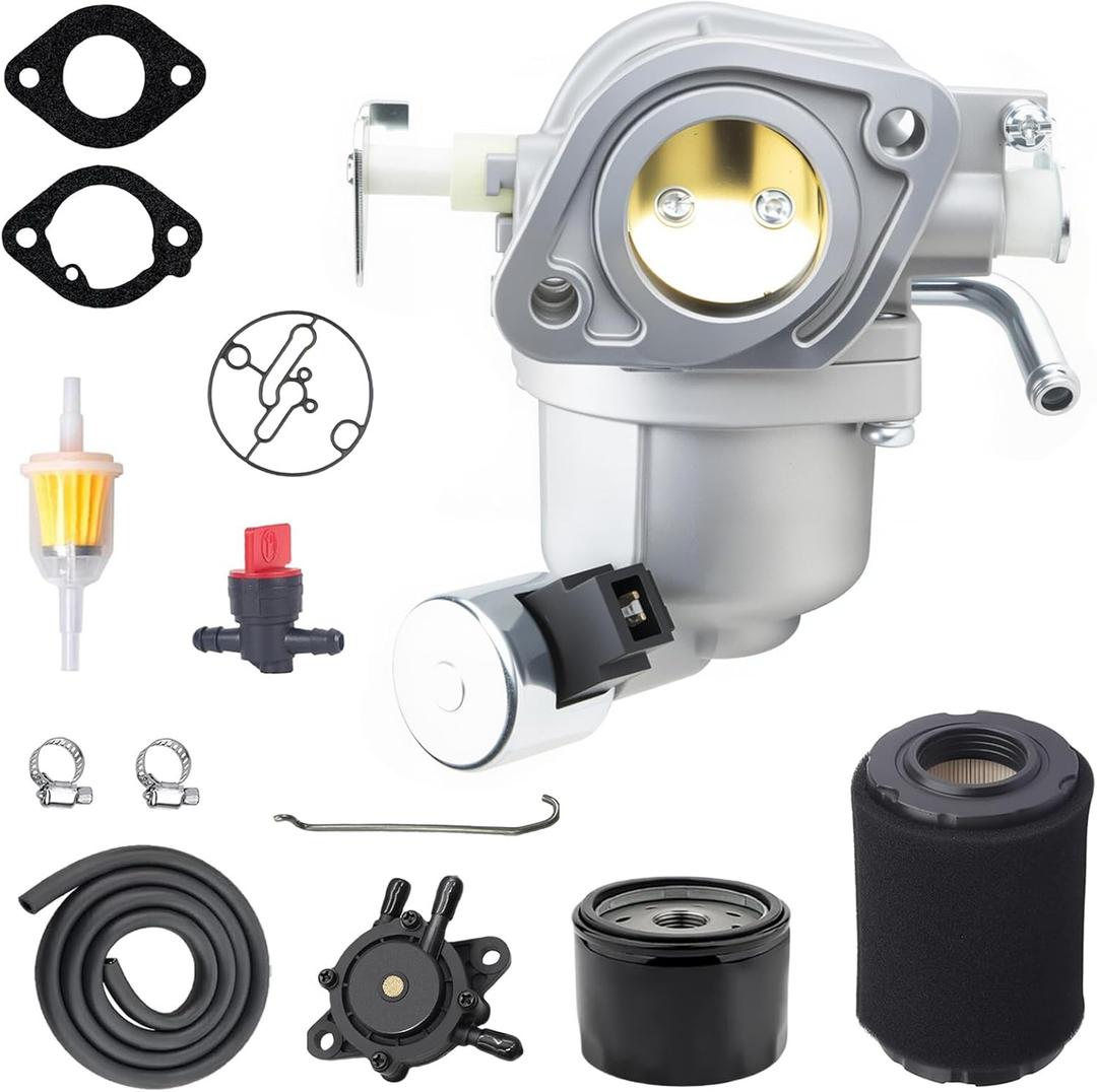 Z525E carburetor Compatible with John Deere S130 22HP V-twin Gas Riding lawn mower Carb Replace AUC11380