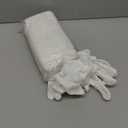 12 Pairs White Cotton Gloves Soft Cloth Dust Hand Gloves Work for Men Women Art Crafting Handling, Eczema, BBQ, Coin Jewelry Watch Inspection, Dry Hands Sleeping, Archival, X-Large