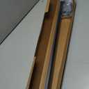 Ivilon Curtain Rod for Windows 48 to 86 Inch – 1 Inch Telescoping Drapery Rod, 2 Long Sections, End Cap Finials, Black