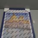 Wyooxoo 12x18 Picture Frame Dark blue Solid Wood Photo Frames Display Pictures 11x14 with Mat or 12x18 Without Mat Colorful Frame For Wall