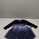 Girl Long Sleeve Dress Fall Winter Princess Causal Dresses, Blue, Size 3Y