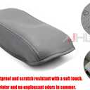 AJHLJ® for Toyota Camry 2007 2008 2009 2010 2011 Gray PU Leather Car Center Console Lid Armrest Cover Skin Trim Protector (Grey)