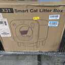 Self Cleaning Litter Box, Extra Large Automatic Cat Litter Box Self Cleaning for Multiple Cats, App Control, Safety Protection, Ultra-Quiet,Includes Trash Bags,White