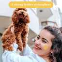 30 sheets 240pcs Dog Paw Glitter Temporary Tattoos, Paw Print Tattoo Face Tattoos Sticker Dog Paw Body Tattoos for Women Girls Face Body Accessories(Yellow, Black, Blue)