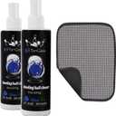 TonGass Bowling Ball Cleaner Spray Kit with Towel (2+1 Pack) Portable Bowling Spray Accessories, Oil & Scuff Mark Cleaner, Restores Tack and Prolongs Lifespan of Ball (Multicolor)
