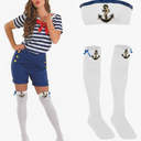 fun shack Sailor Fancy Dress Women, Navy Costume Women, Womens Sailor Costume, Sailor Dress Women, Size S