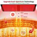 Red-Light Therapy Mat for Full Body: 67''X33'' Infrared Blanket - 660nm & 850nm Dual Wavelength with 1140pcs LEDs Pad Wrap Back Hip Knee Legs for Women for Home Use