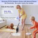 Steam Mop, 12 in 1 Steam Cleaner for Home, 15s Fast Heat-Up Steam Mops for Floor Cleaning with 180 Adjustable Mop Head, Detachable Handheld Steamer for Hardwood, Tile, Carpet, Clothes, Windows & Furniture