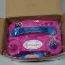 AGPTEK Electric Air Balloon Pump, 110V 600W Rose Red Portable Dual Nozzle Inflator/Blower for Party Decoration