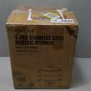 Secura 2 Stainless Steel Food Steamer 8.5 Qt Electric Glass Lid Vegetable Steamer Double Tiered Stackable Baskets with Timer