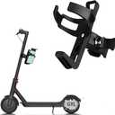 GYL Bike Water Bottle Holder 360 Degrees Rotation Black Cup Holder Drinking Bottle Holder Fit Bike Electric Scooter Mountain Bike Pramss Wheelchairs