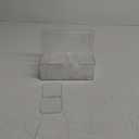 12 Packs Small Clear Plastic Beads Storage Containers Box with Hinged Lid for Storage of Small Items, Crafts, Jewelry, Hardware(3.3 x 3.3 x 1.2 Inches)