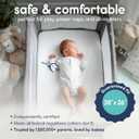 Hiccapop Playard Mattress Pad (38"x26"x1"), Playpen Pad, Portable Crib Mattress with Carry Bag, 1" Thick