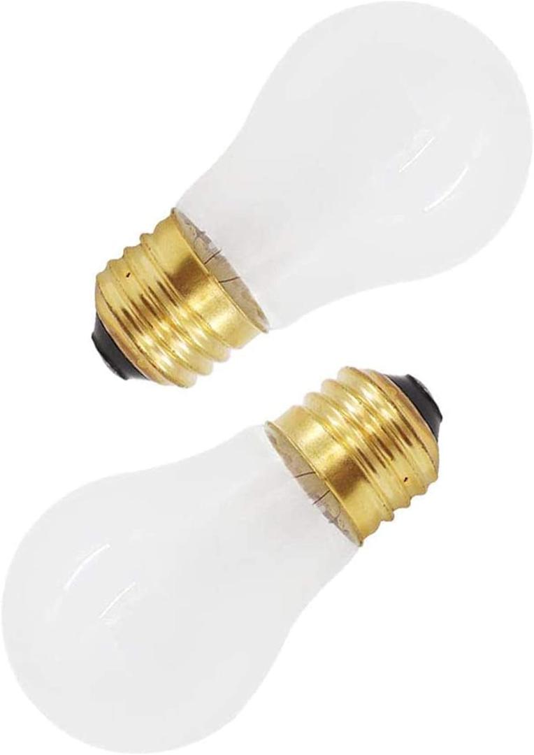 AMI PARTS 8009 Oven Light Bulb 40w 130v E26 Specially Designed to Withstand Extreme Temperatures Often Used to Light The Inside of Oven, Stove, Refrigerator, Microwave. Incandescent (2pcs)