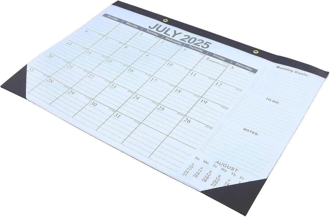 2025-2026 18-month Wall Planning Calendar Black Vertical Hanging Planner Large Monthly Organizer for Home, Office, and School Use from July 2025 to December 2026