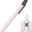 Apple Pencil USB C Case,Silicone Sleeve Protective Cover Perfect Grip Skin Classic Design with Sturdy Clip Compatible with Apple Pencil USB-c for ipad pro (Pink)