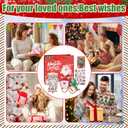 Christmas Bracelets Set for Women & Teens Christmas Gifts Headbands Stickers Glasses Gift Bag Card Perfect Xmas Party Jewelry Gift Xmas Sock Filler