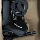 ELENKER Steerable Knee Walker Deluxe Medical Scooter for Foot Injuries Compact Crutches Alternative (Bright Black)