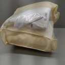 Vekkia Queen Bed Wedge Pillow for Headboard – High-Density Foam Fills Gaps (0-5.5") Between Mattress and Headboard, Wedge Pillow with Pockets for Phone & Remotes, Washable Cover(White), Size: Queen(60"x8"x6"-Medium)