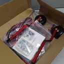 Dog Wheelchair for Back Legs,Adjustable Dog Carts with Wheels for Disabled Hind Legs, Bike Trailer Type Mobility Aid for Disabled Dogs to Regain Independence (XS Red)