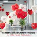 2 x 80 Set Valentine's Day Office Decor for Employees Staff Funny Work Decorations Celebrate Team Bonding for Workplace Coworker Office (Heart)
