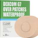 Over Patches Waterproof for Dexcom g7,CGM Sensor PatchesNon-Glue Central, Full Coverage,
