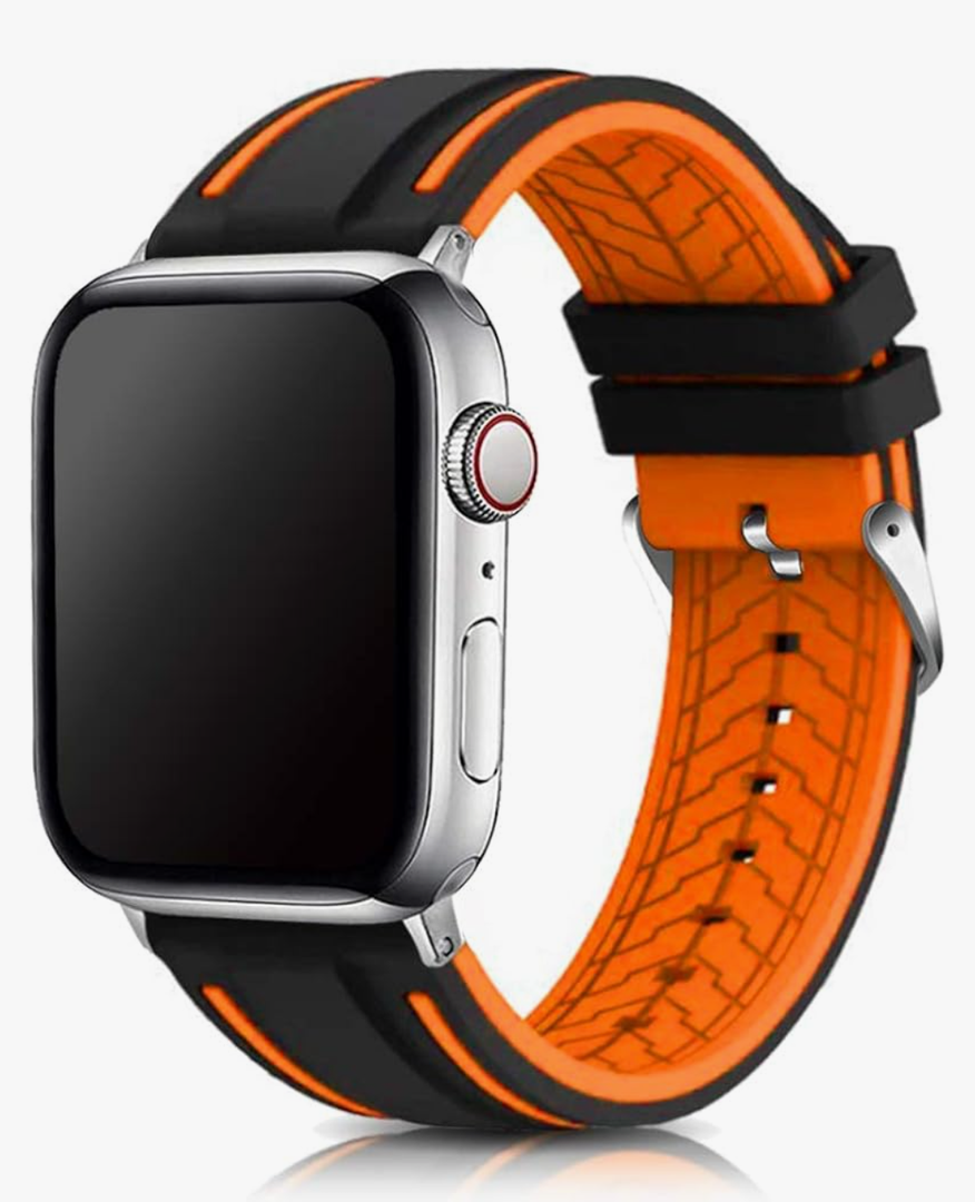 Compatible with Apple Watch Bands 49mm 46mm 45mm 44mm 42mm 41mm 40mm 38mm Silicone Diver Model Replacement Rubber Sport Watch Strap for iWatch Series 11/10/9/8/7/6/5/4/3 Ultra/SE 3/2/1