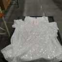 White Sparkle Dress Size XL