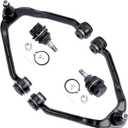 4pc Front Upper Control Arm, Front Lower Ball Joint Replacement for 99-06 Silverado Sierra 1500 Escalade