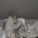 25" Table Lamps Set of 2 - Modern Bedside Lamps for Living Room - White Washed Ceramic Nightstand Lamps for Bedroom