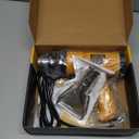 SEEKONE Heat Gun 1800W 122-120250- 650Fast Heating Heavy Duty Hot Air Gun Kit Variable Temperature Control Overheat Protection with 4 Nozzles for Crafts, Shrinking PVC, Stripping Paint(5.2FT)