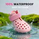 Dog Shoes for Hot Pavement - Comfortable Paw Protection for Medium & Large Dogs, Adjustable Strap & Non-Slip, Easy-Clean, Outdoor Sports Boots, Dog Booties for Summer Rain (Pink, M)