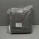 EARTHALL Woven Area Rug 3x5 Ft Washable Rugs for Entryway Braided Non Slip Rubber Backed Throw Rugs Door Mat Indoor Outdoor Entrance Cotton Carpet for Kitchen Foyer Front Door, Dark Gray