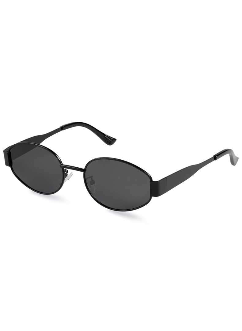 livho 2025 Trendy Oval Sunglasses - Stylish Polarized Shades for Everyday - Retro Metal Frames