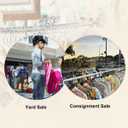 FEMELI 1000 Pcs Price Tags for Tag Gun, 1.75 x 1.1 Inches Unstrung Marking White Blank Paper Sale Tag for Clothes, Shoes, Jewelry