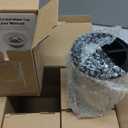 Clear Ice Cube Maker  2.5" Ball  Stainless Steel Clear Ice Maker  Compact Design  for Whiskey, Cocktails, Bourbon  4 PACK