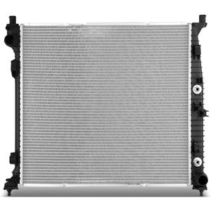 DNA Motoring OEM-RA-13505 1-Row Aluminum Core Radiator Compatible with 13-16 GL350 GL63 AMG,23-7/16" W X 21-5/8" H X 1" D,1-1/2" Inlet / 1-1/2" Outlet