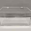 Face Towel Holder Box for Rectangular Face Wipes, Disposable Facial Towels Container, Clear